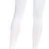 Women's Opaque Thigh Highs with Satin Ruffle Trim and Bow