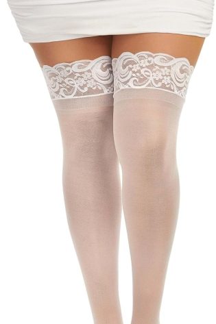 womens Sheer Thigh High Socks